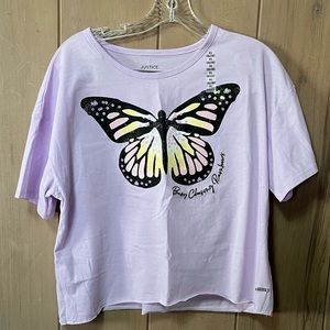 Brand new, Justice brand, young adult XL 16/18 lavender color.
